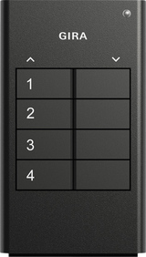 Gira 512400 Ручной передатчик KNX RF, 4-местный