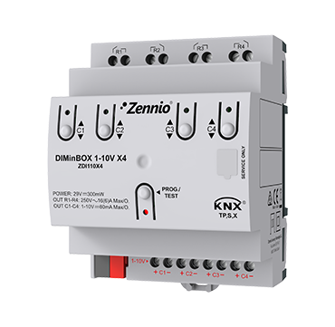 Zennio DIMinBOX 1-10V X4 ZDI110X4