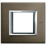 Рамка 1 пост BTicino AXOLUTE, бронзовый, HA4802BR