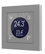 Flat 55 Display / Выключатель KNX сенсорный с дисплеем (стандарт рамки 55x55мм)