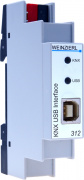  Интерфейс данных 312 USB (тип B) для сетей KNX/EIB, поддержка протокола BAOS V2, на DIN рейку, 1TE