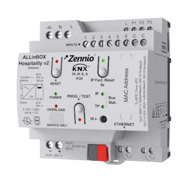 Zennio ALLinBOX Hospitality v2 ZPRHPV2