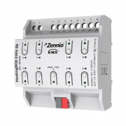 HeatingBOX 230V 8X / Контроллер отопления KNX, 8 каналов, 230 VAC