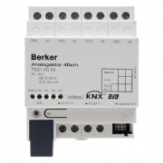 KNX - Аналоговое исполнительное устройство, 4канальное, цвет: светло-серый 75514001