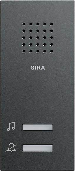 Gira 1200 28 Звонок накладного монтажа, цвет: Антрацит