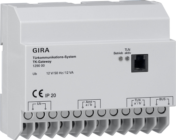 Gira 1290 00 Шлюз между домофонной и телефонной системами, цвет: REG