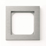 Рамка, 001-01 brushed aluminium_FT 001-01