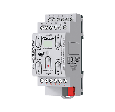 Zennio HeatingBOX 230V 4X v2 ZCL4H230V2