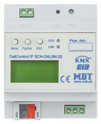 Шлюз DALI/KNX IP, WEB-сервер, 1хRJ45 (Ethernet), ЖК дисплей, 16 групп управления