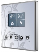 Zennio Square TMD-Display / Контроллер комнатный KNX, дисплей 1.8 дюймов, 5 кнопок
