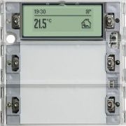 KNX S-55 Накладка сенсора 2-х клавишного 3 Plus с термостатом 514200
