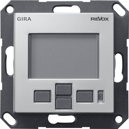 Gira Информационный дисплей М217 Дисплей Revox 0539605, цвет: Хром