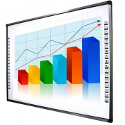 SM-101 Инфракрасная интерактивная доска 90”(16:10), разрешение 32768х32768, рабочая область 2170*1175 мм, габариты 212*122*4 см,multi-touch 10 точек