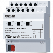 2193REG - Jung KNX/EIB-модуль управляющий, 1-10 V, тройной