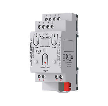 Zennio HeatingBOX 230V 2X v2 ZCL2H230V2