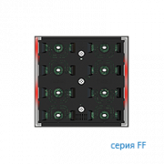 Выключатель "FF" 4-х клавишный, версия NF, подсветка - красный/белый
