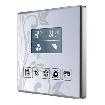 Картинка square tmd / выключатель сенсорный knx, 5 кнопок, термодатчик, термостат