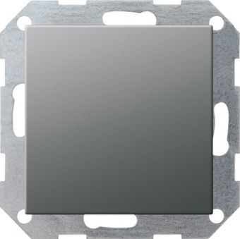 Картинка gira 2104600 устройство управления системой отопления/жалюзи instabus knx/eib, цвет: нержавеющая сталь