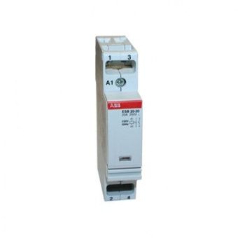 Картинка abb модульный контактор esb-20-20 (20а ас1) 220в ас sstghe3211102r0006 (20)