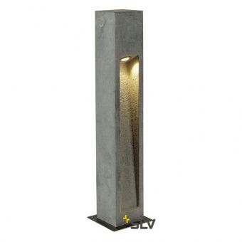 Картинка arrock stone 70 светильник ландшафтный ip44 9вт c led 3000к, 330лм, темно-серый базальт 231371