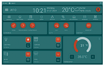 Картинка Сенсорная панель KNX Interra iX10 ITR110-0400