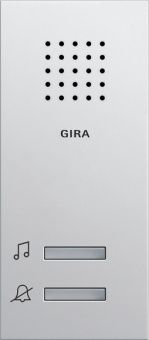 Картинка Gira 1200 27 Звонок накладного монтажа, цвет: Белый, оттенок: Матовый