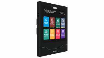 Картинка iX4 KNX сенсорная панель, Черный, датчик качества воздуха ITR330-2001