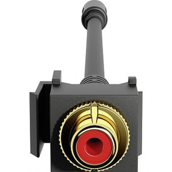 Картинка  Аудио-розетка Gira коллекции Gira, красный, 574200