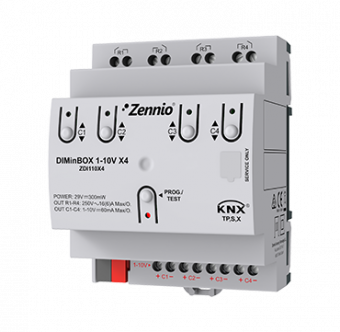Zennio DIMinBOX 1-10V X4 ZDI110X4