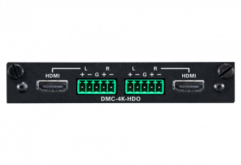 Картинка карта вывода crestron dmc-4k-hdo для коммутаторов digitalmedia 8x8, 16x16 и 32x32