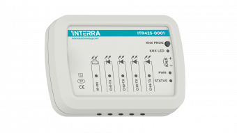 Картинка интерфейсный модуль ик-управления knx ir emitter itr425-0001