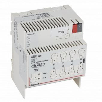 Картинка legrand knx контроллер dali 8 выходов. din 6 модулей 002663