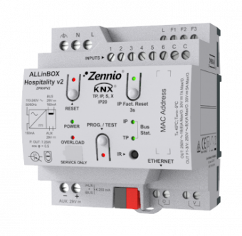 Zennio ALLinBOX Hospitality v2 ZPRHPV2