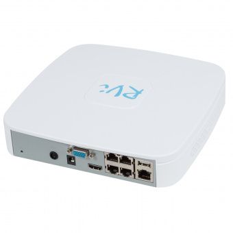 Картинка IP-видеорегистратор 4-канальный с POE питанием RVI-1NR04120-P