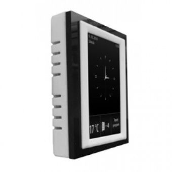 Картинка сенсорная панель накладная rf touch-w черный