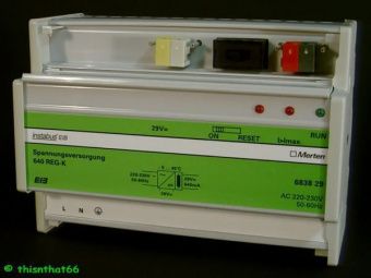 Merten EIB KNX Spannungsversorgung 640mA, mit integrierter Drossel, 683829