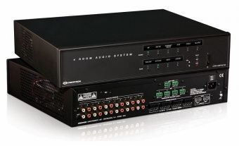 Картинка  Crestron C2N-AMP-4X100 - система распределения аудио на 4 комнаты с возможностью расширения до 16 комнат.