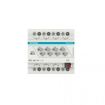 Картинка interra  knx актуатор комбинированный- 8 канальный 16a itr508-0016