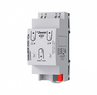 Картинка faninbox 230v 1ch / контроллер потолочных вентиляторов knx, 1 канал, 230 vac