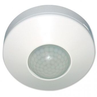 Картинка beg белый датчик движения потолочный 360°, диаметр действия 10м., накладной монтаж, ip44