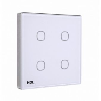 Картинка новая сенсорная 4 клавишная панель hdl-m/tbp4.1-a2-48 white
