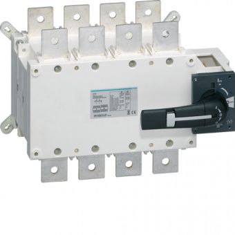 Рубильник-переключатель 4P,  I-0-II,  630A, до 690В АС HI458