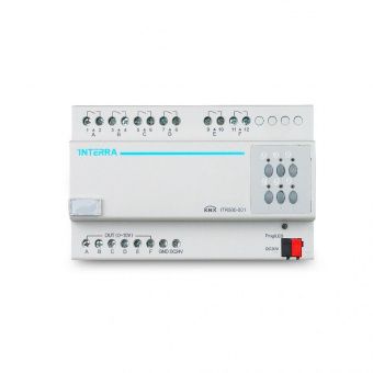 Картинка interra универсальный knx диммер актуатор - 4 канальный  itr501-0004