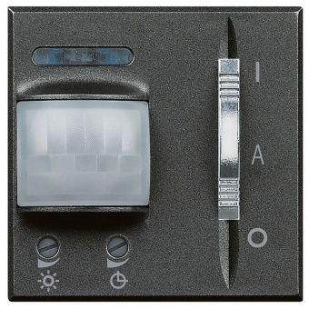 Картинка выключатель с датчиком движения bticino axolute, антрацит, hs4432