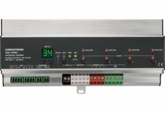 Картинка crestron din-1dim4 - 4-х канальный модуль управления освещением для подключения диммируемых нагрузок освещения