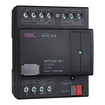 Картинка din модуль управления климатом knx, 250vac(50/60hz)