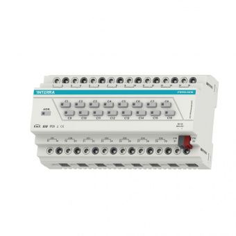 Картинка interra knx актуатор комбинированный 16 канальный 16a itr516-0016
