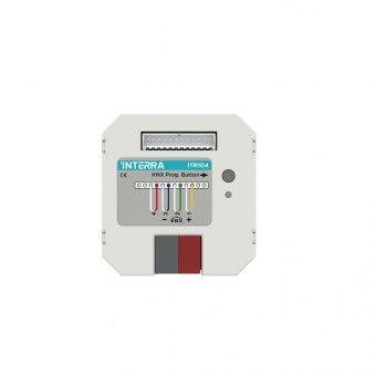 Картинка interra 4 канальный knx бинарные входы/кнопочный интерфейс itr104-0000