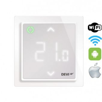 Картинка Теплый пол с iphone, android DEVIreg Smart