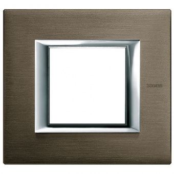 Рамка 1 пост BTicino AXOLUTE, бронзовый, HA4802BR